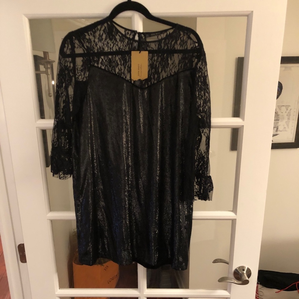 Zara Black Shift Dress